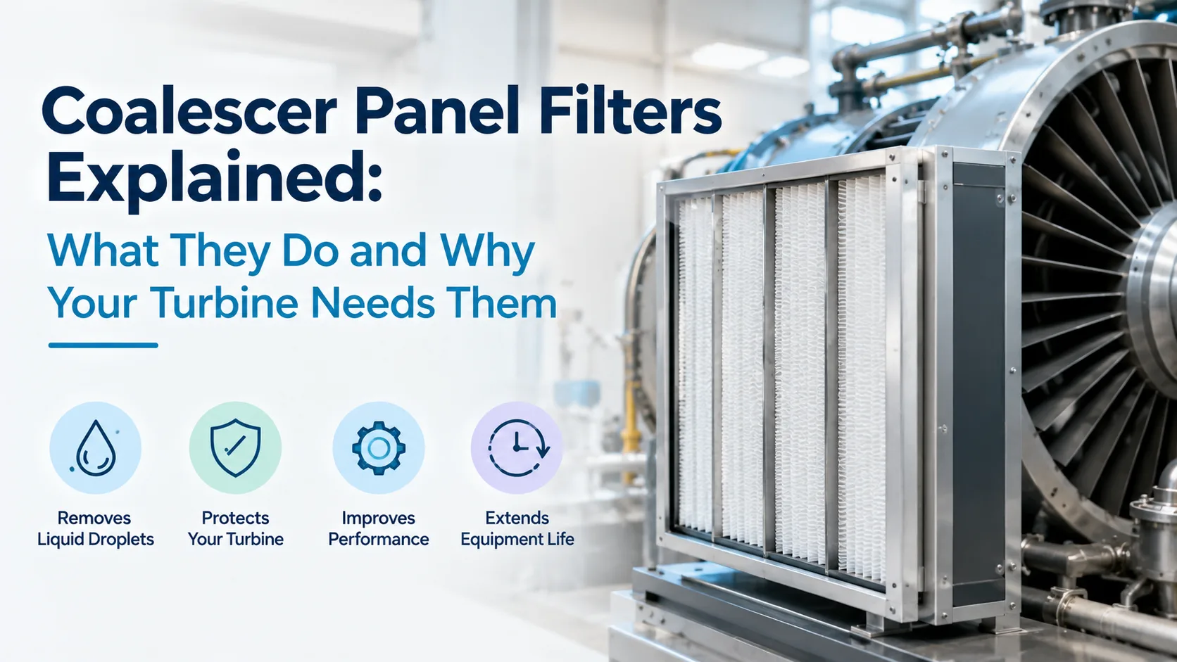 Coalescer Panel Filters Explained: What They Do and Why Your Turbine Needs Them